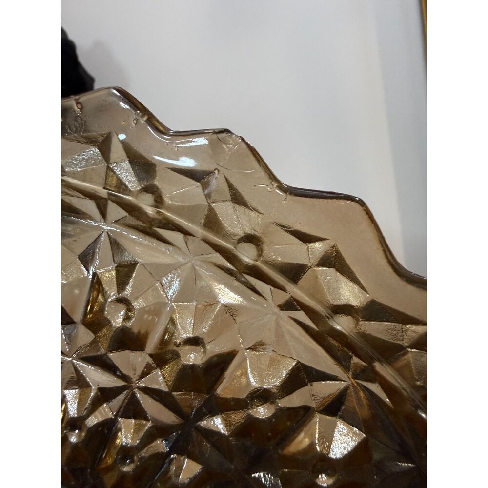 Golden Hour Cake Plate – A‎ Little Chipped, A Lot of Charm **READ DESCRIPTION**